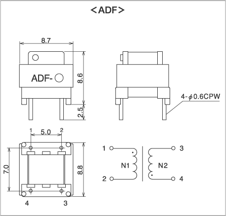 ADF/ATFシリーズ ブロック図